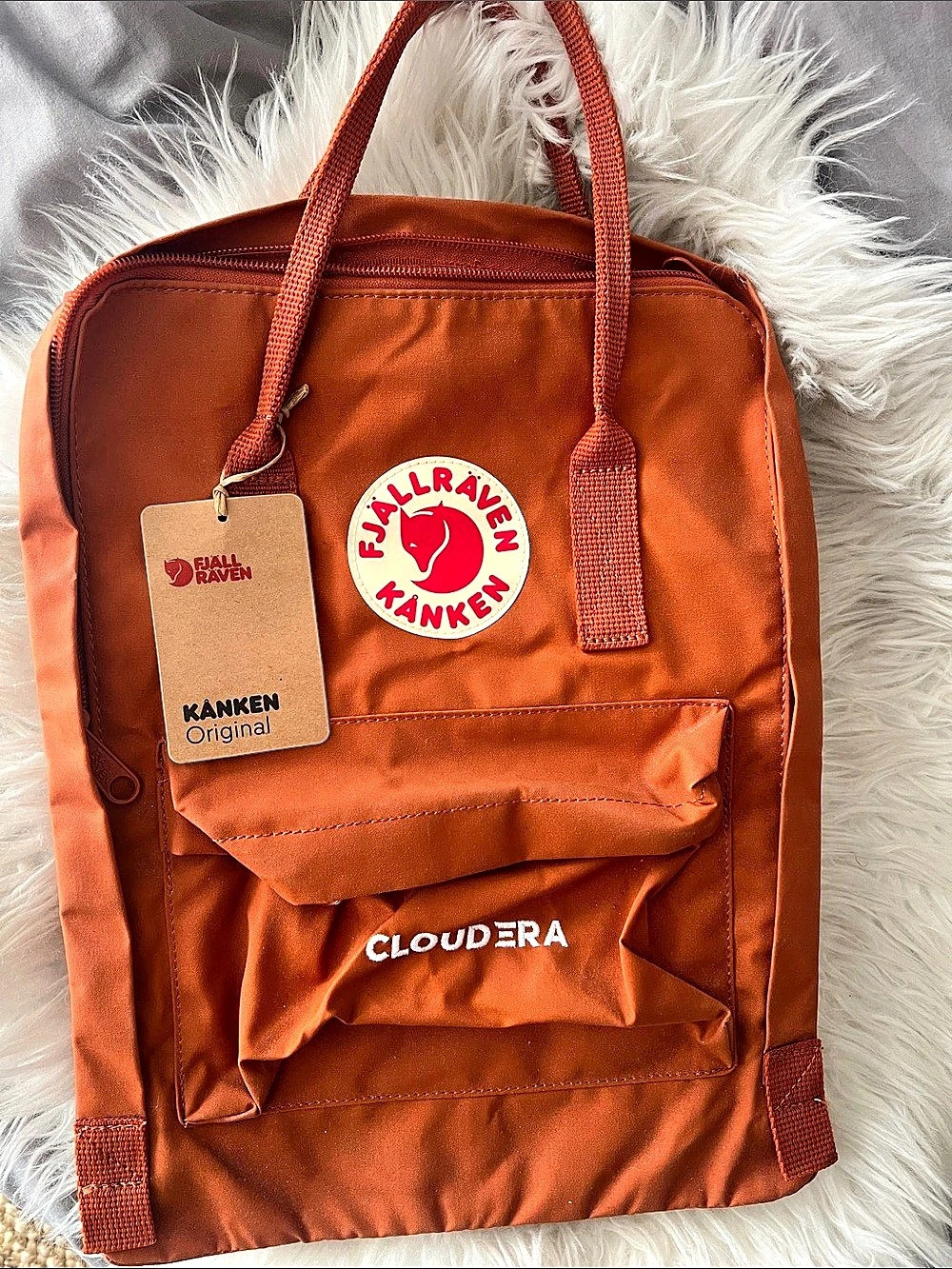 Fjällräven Kånken Orange Backpack NWT